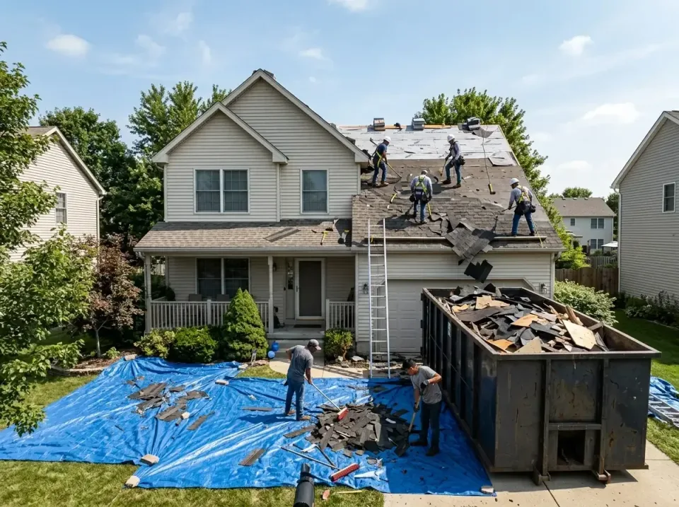 roof-replacement-debris-remova-004 — frequently asked questions, Cheapest Dumpster Rentals in Jonesboro, LA